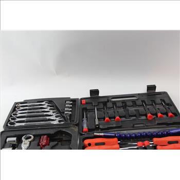Skil 2535 Drill, Socket, Ratchet, Wrench Set