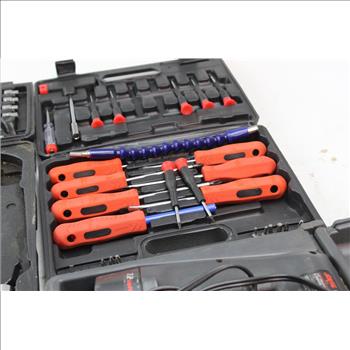 Skil 2535 Drill, Socket, Ratchet, Wrench Set