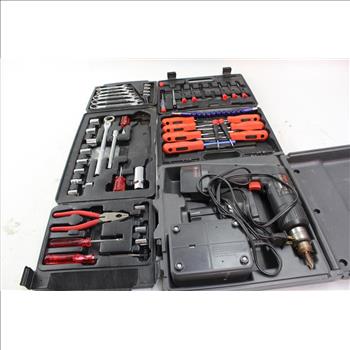 Skil 2535 Drill, Socket, Ratchet, Wrench Set
