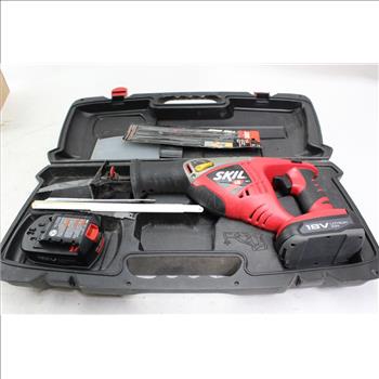 Skil Cordless Reciprocating Saw With Accessories