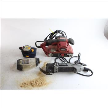Skil Sander, Ryobi Laser & More Tools/Equipment, 4 Pieces | Property Room