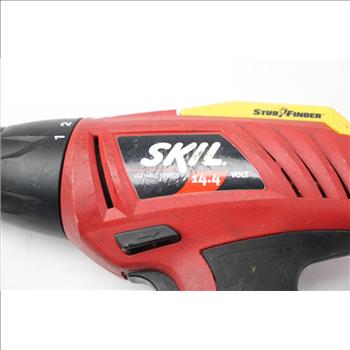 Skil Variable Speed Drill, Parker Staple Nailer, Jumper Cables And Sander, 4 Pieces