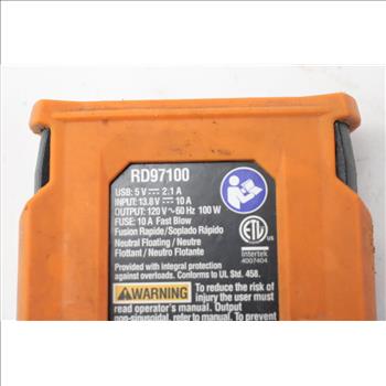 Skil Variable Speed Drill, Parker Staple Nailer, Jumper Cables And Sander, 4 Pieces