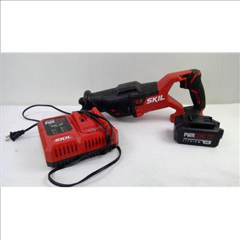 Skill Recip Saw, Charger, Battery