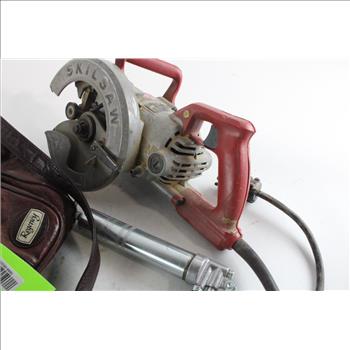 Skilsaw Circular Saw, Grease Gun & More, 3 Pieces