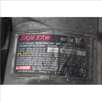 Skilsaw Hd77M Worm Driver Saw