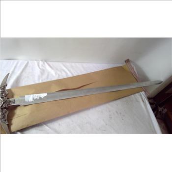 Skull Grip Handle Stainless Steel Sword