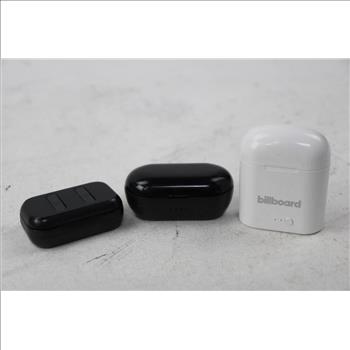 Skullcandy, Billboard, Sentry Bluetooth Wireless Earbuds With Charging Case, 3 Pieces