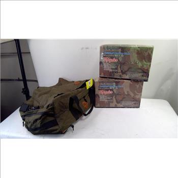 Skunk Duffle Bag, 90s Vintage Spyder Paintball Gun