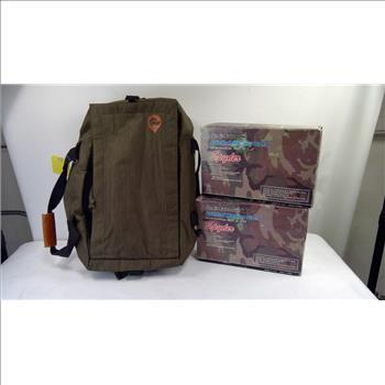 Skunk Duffle Bag, 90s Vintage Spyder Paintball Gun