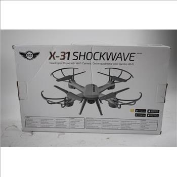 Sky Rider X-31 Shockwave Quadcopter Drone With Wi-fi Camera