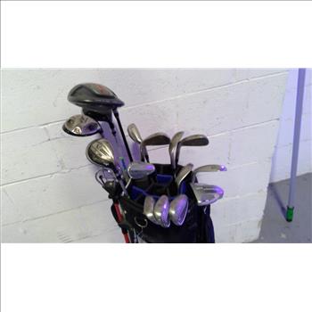 Slazenger Bag With Clubs, Pieces