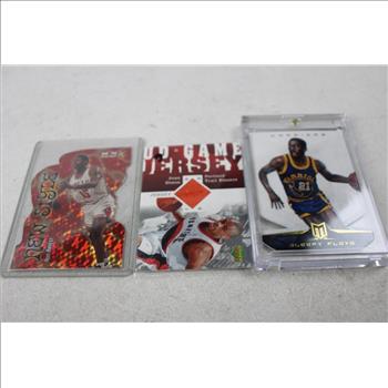 Sleepy Floyd, Ron Artest And Juan Dixon Basketball Trading Cards