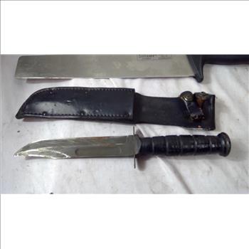 Slitzer Machete, Combat Knife, 2 Pieces