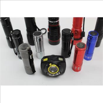 Slyde, Utilitech, Surefire+ More Assorted Flashlights 13 Pieces