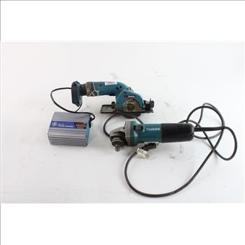 Small Circular Saw, Angle Grinder, And More 3 Pieces