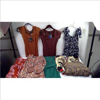 Small Dresses Bulk Lot - DAMAGED, TORN COLLARS/SLEEVES, 8 Pieces