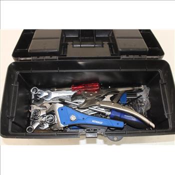 Small Toolbox With Hand Tools, 10+ Pieces
