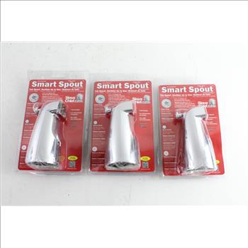 Smart Spout Bath Tub Spout, 3 Pieces