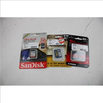 Smartphone SD Card Readers, Square Readers, Memory Cards, Dash Cam Case, 8 Pieces