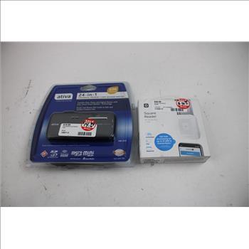 Smartphone SD Card Readers, Square Readers, Memory Cards, Dash Cam Case, 8 Pieces