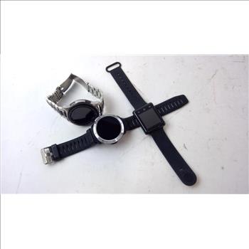 Smartwatch Lot Sold For Parts, 3 Pieces