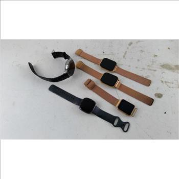 Smartwatches 5 Pieces SOLD FOR PARTS