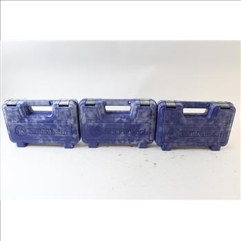 Smith & Wesson Hard Shell Pistol Cases, 3 Pieces