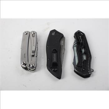Smith & Wesson, Kershaw, Leatherman, And More Knives, 6 Pieces