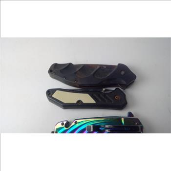 Smith & Wesson Pocket Knife, Crkt. Switch Blade Knife, And More, 5+ Pieces