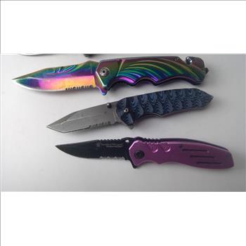 Smith & Wesson Pocket Knife, Crkt. Switch Blade Knife, And More, 5+ Pieces