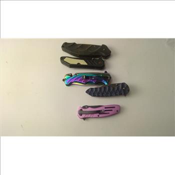 Smith & Wesson Pocket Knife, Crkt. Switch Blade Knife, And More, 5+ Pieces