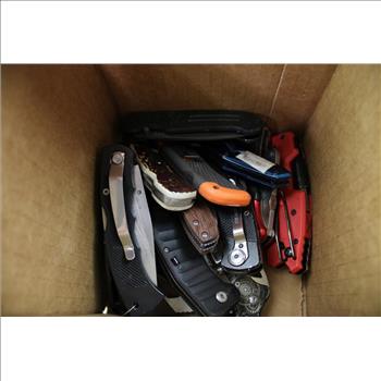 Smith & Wesson, Stanley, Gerber, And Other Knives, 19 Pieces