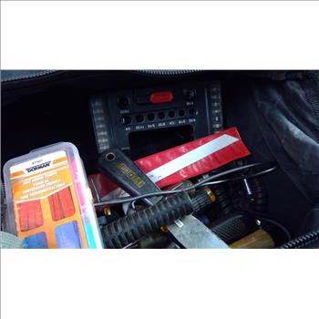 SmittyBilt Tool Bag With Surebilt Chisel, Actron OBD II PocketScan, And More Tools