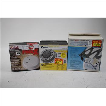 Smoke Alarm, FakeTV Burglar Deterrent, Thermostat, And More, 7 Pieces