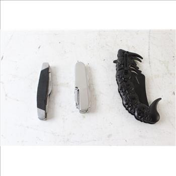 Snake Eye Folding Pocket Knife And Others , 3 Pieces