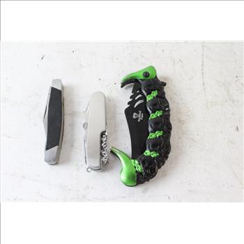 Snake Eye Folding Pocket Knife And Others , 3 Pieces