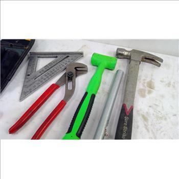 Snap-On Adjustable Joint Pliers, Dead Blow Hammer, Tool Belt Pouches, And More