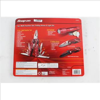 Snap-On Multi-Function Tool, Folding Knives & Light Set