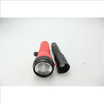 Snap-on, Quantum, & More Assorted Flashlights; 5+ Pieces