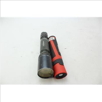 Snap-on, Quantum, & More Assorted Flashlights; 5+ Pieces