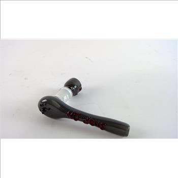 Snap-On Ratchet Style Glass Smoking Pipe