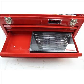 Snap-On Tools Blue-Point Red Metal Tool Chest With Tools, 20+ Pieces