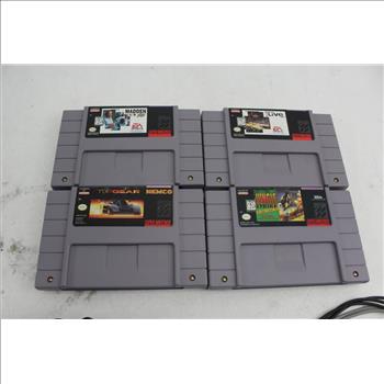 SNES Accessories, SNES Controller, SNES Games: 6 Items