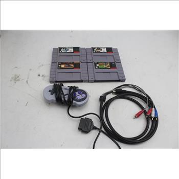 SNES Accessories, SNES Controller, SNES Games: 6 Items