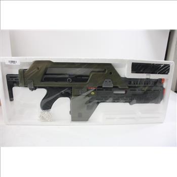 Snow Wolf Pulse Airsoft Rifle, Army Green & Black With 6mm Bb