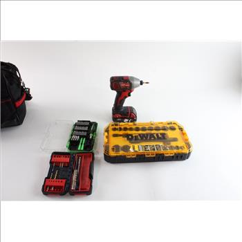 Socket Set, Cordless Drill, And More, 3 Pieces