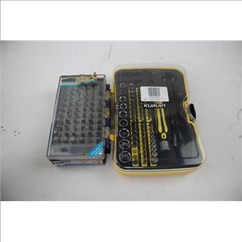 Socket Set, Drill Bit Set, Precision Screwdriver Set, And More