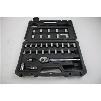 Socket Wrench Set, SOG Machete, And More Tools, 5 Pieces