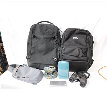 SOG Backpack, Nikon 8x32 Binoculars, Samsung Power Bank And More